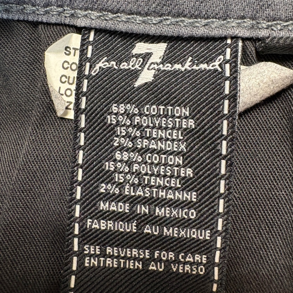 7 For All Mankind Standard Straight Leg Grey Jeans Mens 34 - Picture 11 of 14